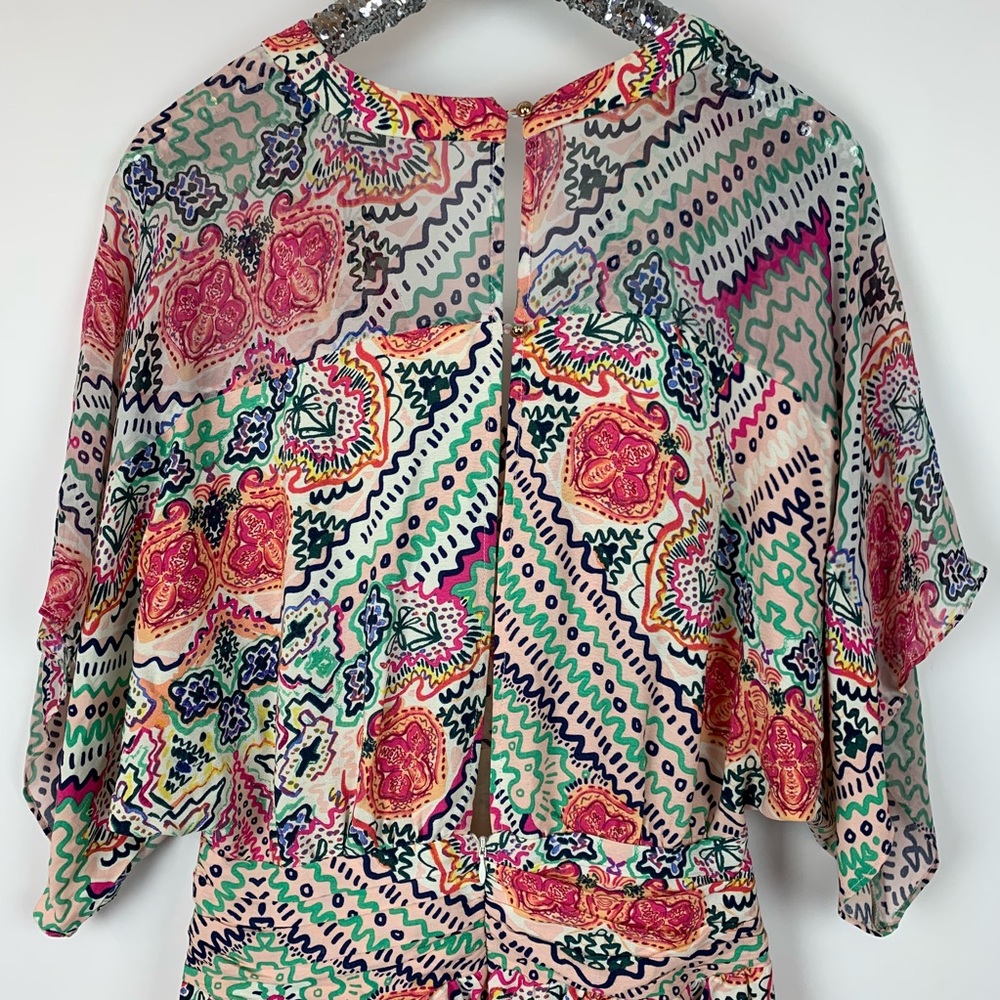 Anthropologie Maeve Siya Kimo Pink Printed Dress - Picture 5 of 8